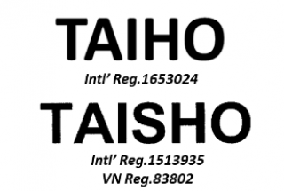 The request for reconsideration of the provisional refusal of IRN1653024-TAIHO